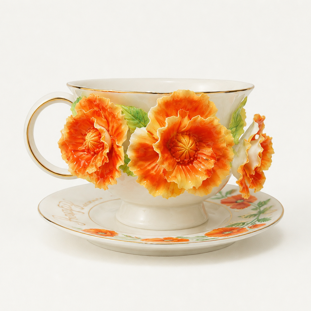Poppy’s Bloom|Wake up your August with the elegance of the Poppy.