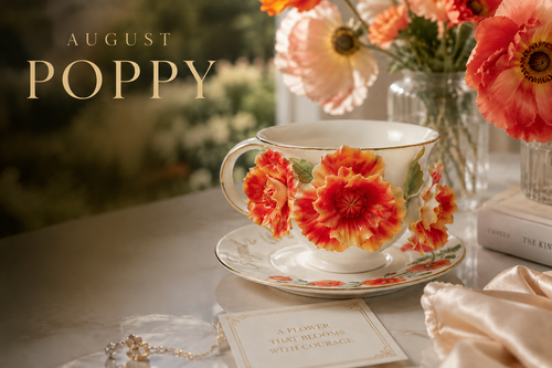 Poppy’s Bloom|Wake up your August with the elegance of the Poppy.