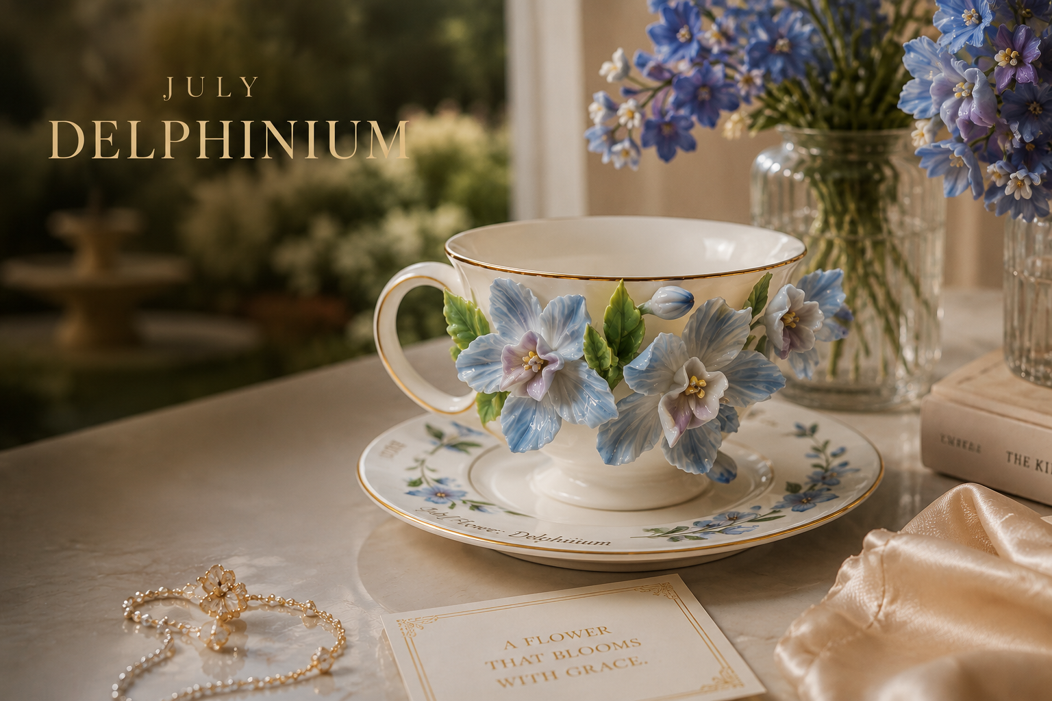 Delphinium’s Bloom|Wake up your July with the grace of the Delphinium.