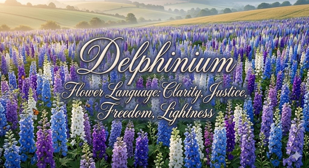 Delphinium’s Bloom |A Hand-Sculpted Porcelain Gift for Meaningful Moments